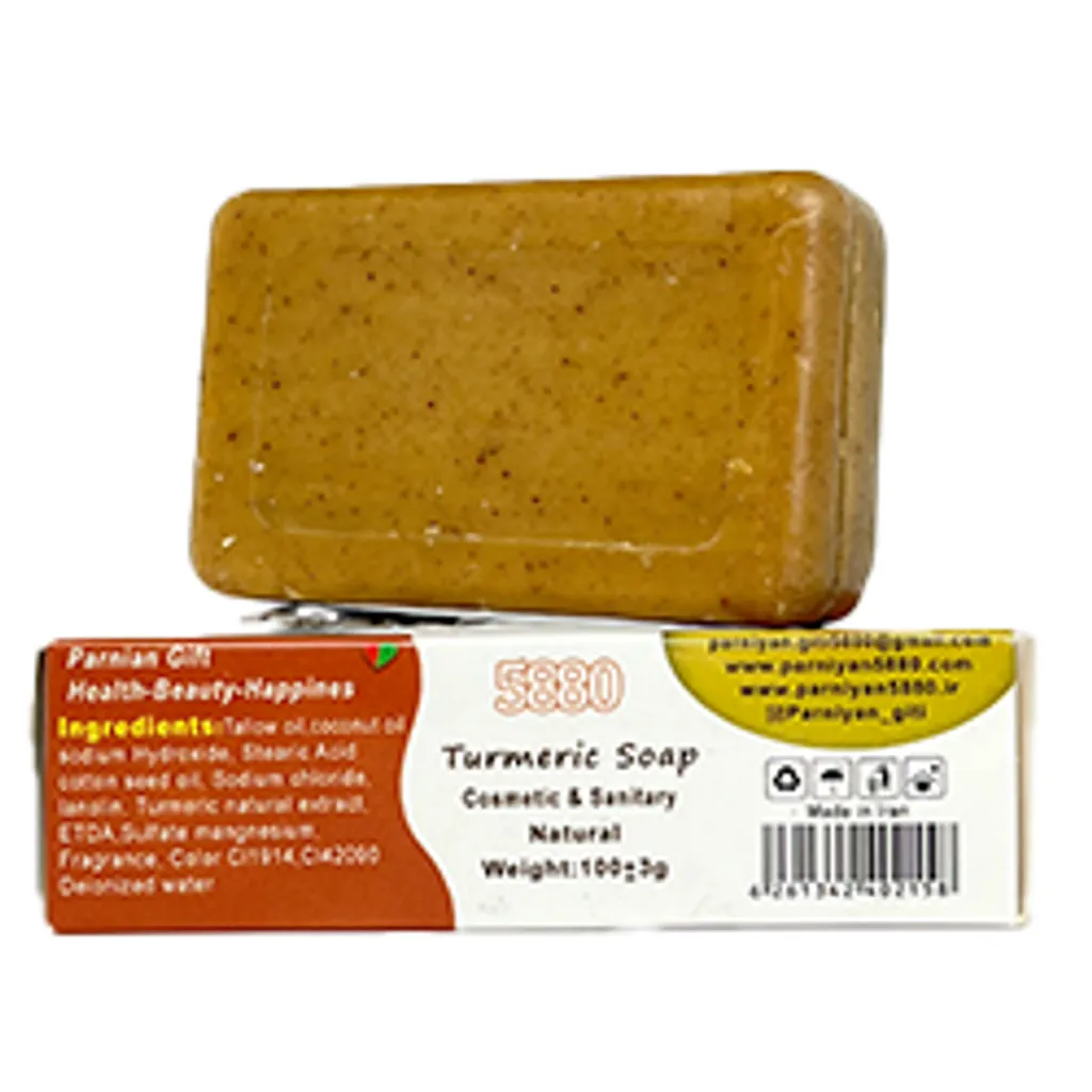 خرید صابون زردچوبه اصل | روشن‌کننده و ضدجوش - عطاری سید رضا طباطبایی